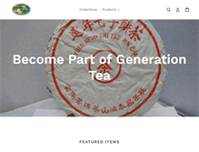 Tablet Screenshot of generationtea.com